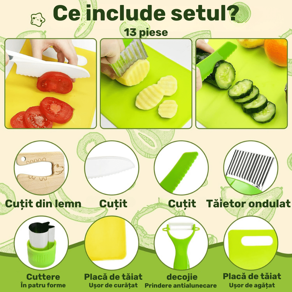 Set de bucătărie Montessori pentru copii